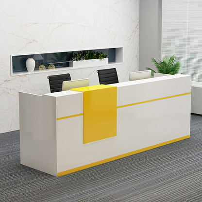 Simple modern company reception desk