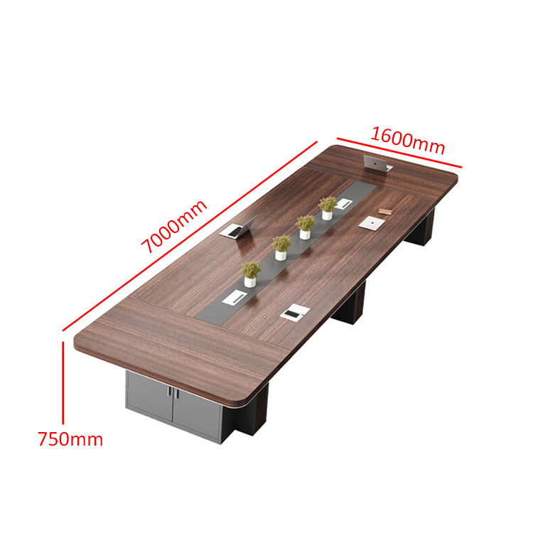 Modern Minimalist Rectangular Conference Table