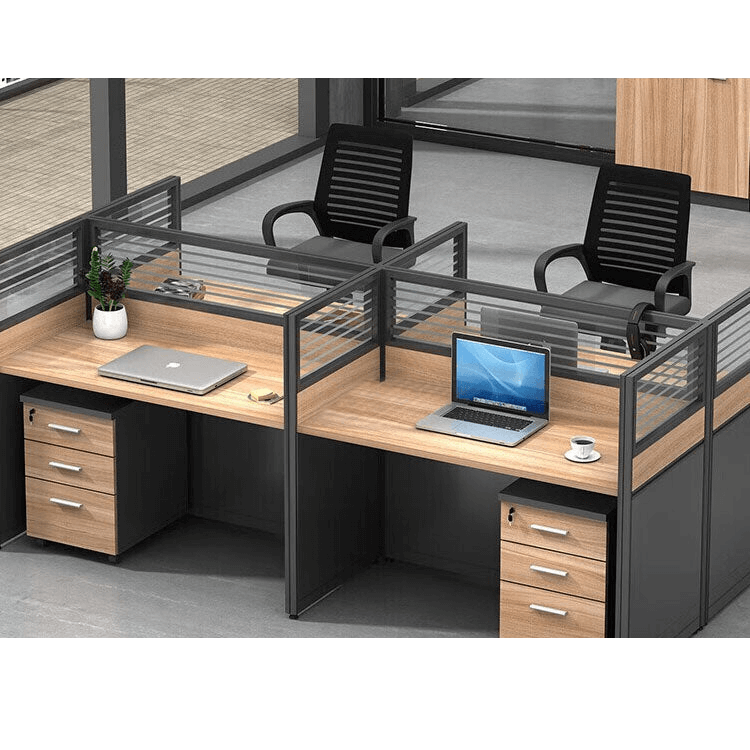 Freely configurable office desk, employee computer desk