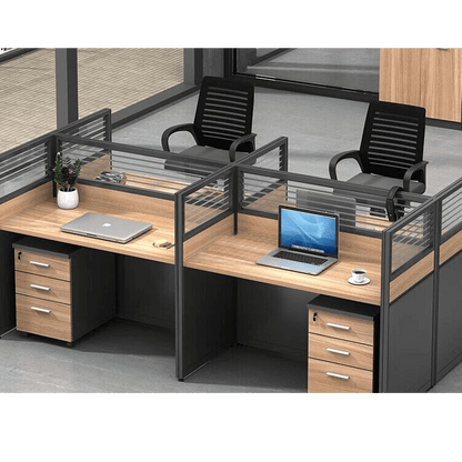 Freely configurable office desk, employee computer desk