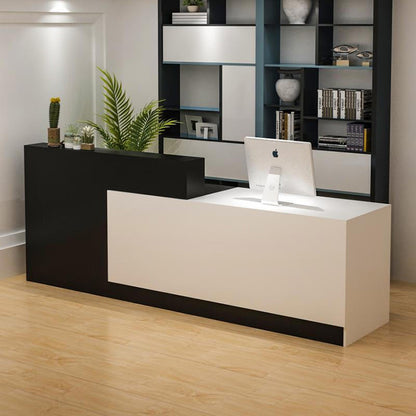 Lacquered reception desk