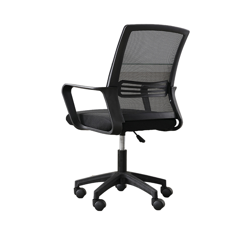 Simplified modern employee desk screen workstation office desk and chair combination