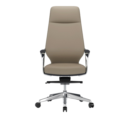 Leather Office Chair Made of Aluminum Alloy and Leather