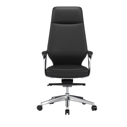 Leather Office Chair Made of Aluminum Alloy and Leather