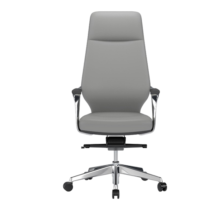 Leather Office Chair Made of Aluminum Alloy and Leather