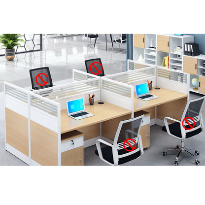 L shaped office desk computer desk, multiple combinations of staff office desk