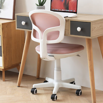 Small Swivel Learning Chair Office Chair without Armrest