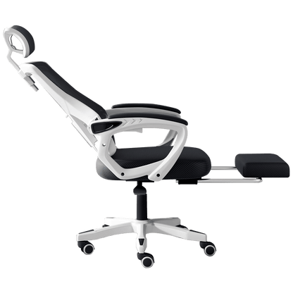 Reclining Ergonomic Office Chair Computer Chair with Footrest