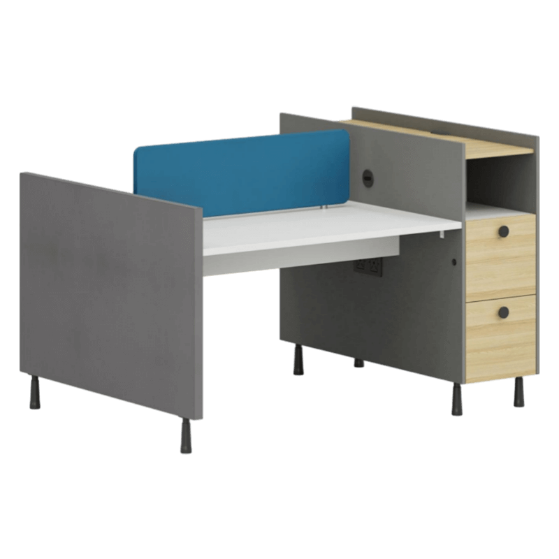 desk, side cabinet, drawer, with top panel