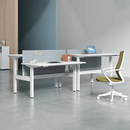 desk with elevating function, elevating, steel
