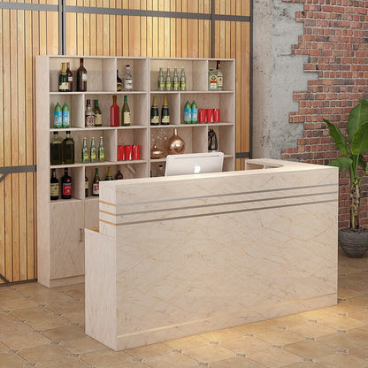 Cashier restaurant bar wine cooler all in one corner bar cabinet