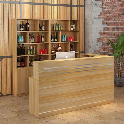 Cashier restaurant bar wine cooler all in one corner bar cabinet