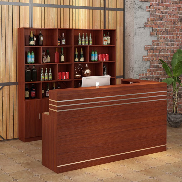 Cashier restaurant bar wine cooler all in one corner bar cabinet