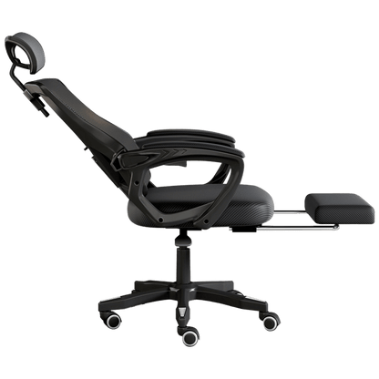 Reclining Ergonomic Office Chair Computer Chair with Footrest