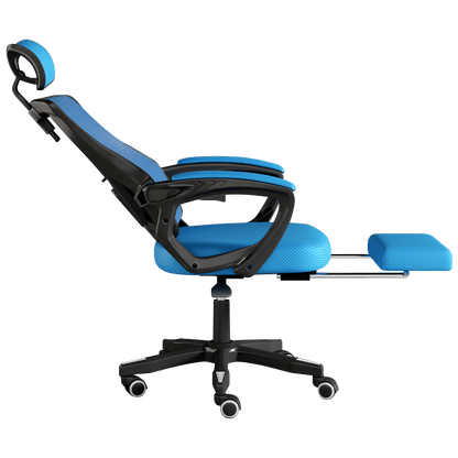 Reclining Ergonomic Office Chair Computer Chair with Footrest