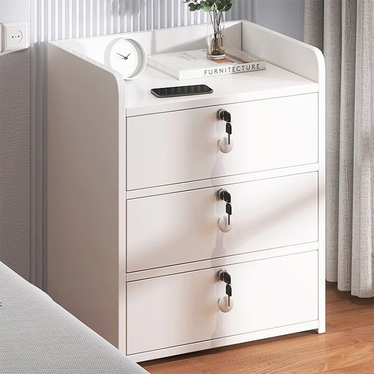 Wooden Lockable Drawer Cabinet