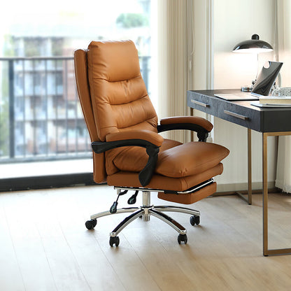 Ergonomic Reclining  Genuine Leather Executive Chair