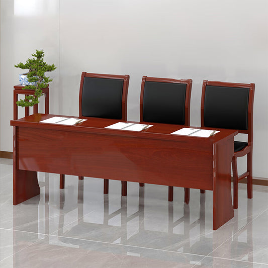 Red Walnut Training Table Conference Table Office Desk