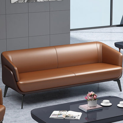 Simplified modern office sofa, creative sofa, new model business reception sofa, leather